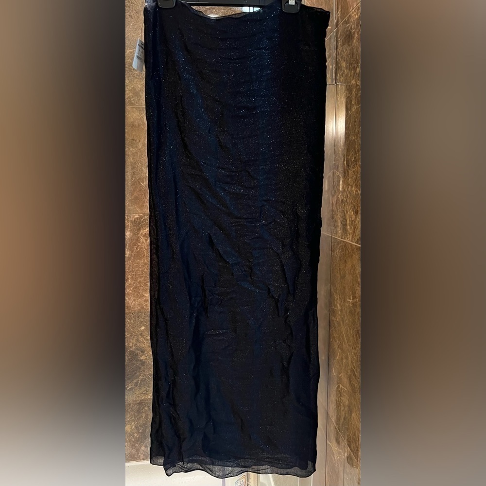 NWT Black Sparkle Infinity Linen multi-use Wrap